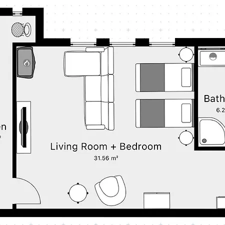 Apartament Dandelion Baznicas *